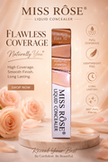 MISS ROSE Liquid Concealer | Full Coverage, Lightweight & Long-Lasting Concealer