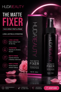 HUDA BEAUTY The Matte Fixer Face Spray | Prep & Prime | Long-Lasting Matte Setting Spray (160ml)