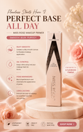 MISS ROSE Silk Flawless Foundation Primer | Smooth, Blur & Long-Lasting Makeup Base